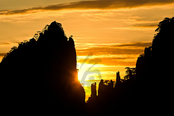 Sun Rise, Huangshan, China