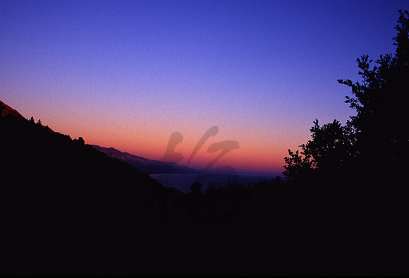 Sunset at Big Sur California